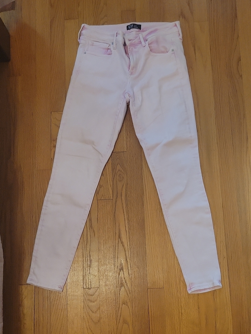 Women's GAP 31 Extra LONG Light Pink Skinny Jeans